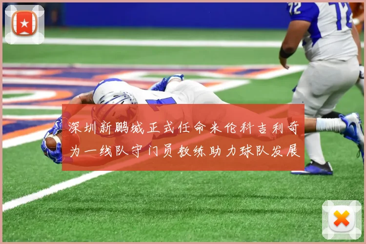 深圳新鹏城正式任命米伦科吉利奇为一线队守门员教练助力球队发展
