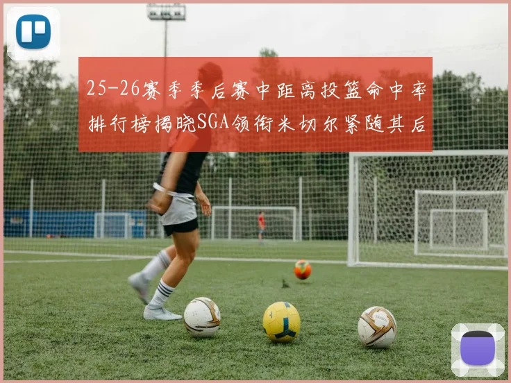 25-26赛季季后赛中距离投篮命中率排行榜揭晓SGA领衔米切尔紧随其后哈登位列第五